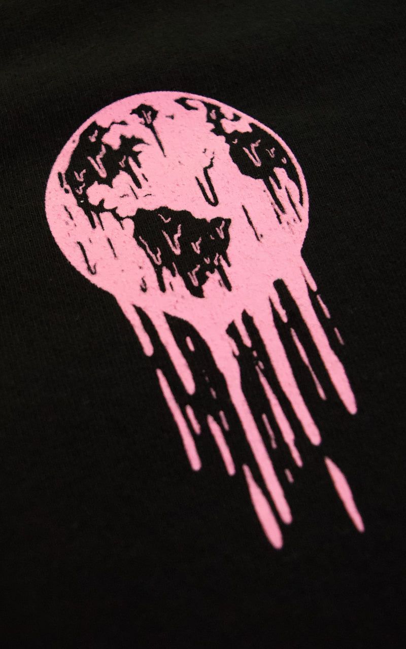 J.O.C logo tee in Black/Pink