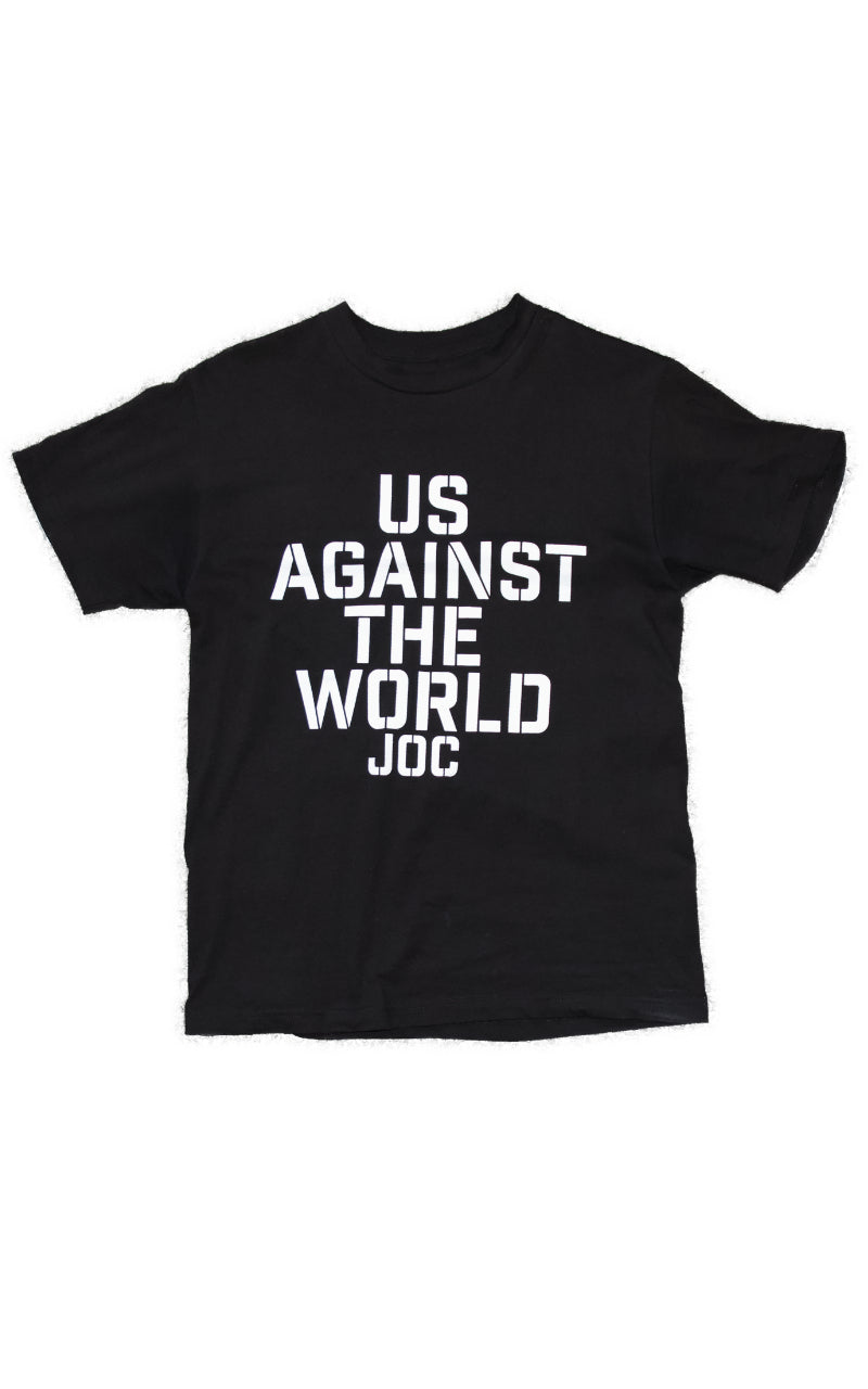 "US AGAINST THE WORLD" tee